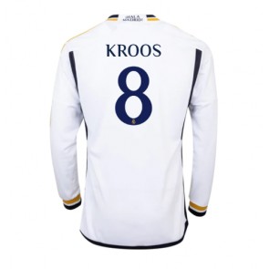 Lacne Muži Futbalové dres Real Madrid Toni Kroos #8 2023-24 Dlhy Rukáv - Domáci